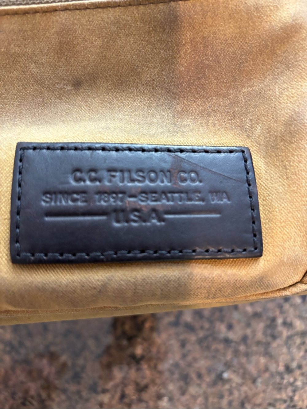 Filson Ranger Waxed Canvas Backpack /Rucksack - Picture 6 of 15